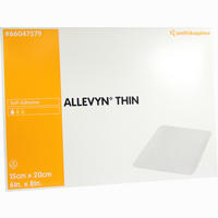 Allevyn Thin 15x20cm Hydroselektive Wundauflage Verband 3 Stück