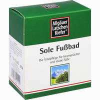 Allgäuer Latschenkiefer Sole Fussbad Bad 10 x 10 g - ab 2,68 €