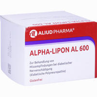 Alpha- Lipon Al 600 Filmtabletten 100 Stück - ab 14,00 €