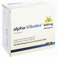 Alpha- Vibolex 600 Hrk Kapseln  100 Stück - ab 19,51 €