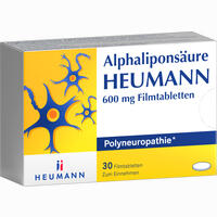 Alphaliponsäure Heumann 600 Mg Filmtabletten 30 Stück