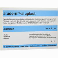 Aluderm Aluplast Wundverb Pflast Elast 1mx4cm 1 Stück