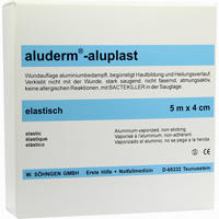 Aluderm Aluplast Wundverb Pflast Elast 5mx4cm 1 Stück