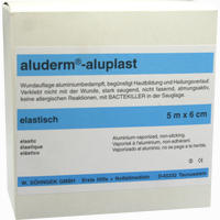 Aluderm Aluplast Wundverb Pflast Elast 5mx6cm 1 Stück