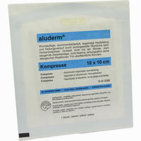 Aluderm Kompresse 10x10cm  1 Stück - ab 0,30 €