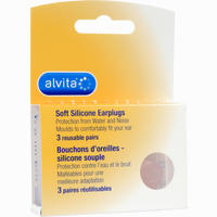 Alvita Ohrstöpsel Silikon 6 Stück