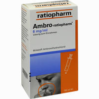 Ambro Ratiopharm 6 Mg/Ml Lösung Zum Einnehmen 100 ml 