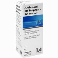 Ambroxol 30 Tropfen- 1a Pharma Lösung 100 ml - ab 2,05 €