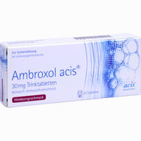 Ambroxol Acis 30mg Trinktabletten 20 Stück - ab 1,91 €