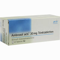 Ambroxol Acis 30mg Trinktabletten 20 Stück - ab 2,06 €