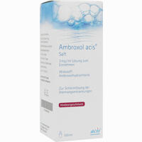 Ambroxol Acis Saft Lösung Zum Einnehmen 100 ml