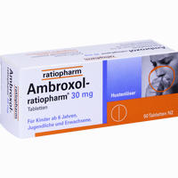 Ambroxol Ratiopharm 30 Hustenlöser Tabletten 20 Stück - ab 1,87 €