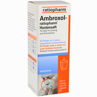 Ambroxol- Ratiopharm Hustensaft  100 ml - ab 1,73 €