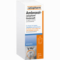 Ambroxol- Ratiopharm Hustensaft  100 ml - ab 1,45 €