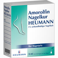 Amorolfin Nagelkur Heumann 5% Wirkstoffhaltiger Nagellack Lösung 3 ml - ab 9,35 €