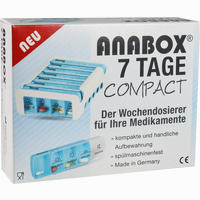 Anabox Compact 7 Tage Wochendosierer Blau/Weiß 1 Stück