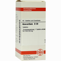 Anacardium D30 Tabletten 80 Stück