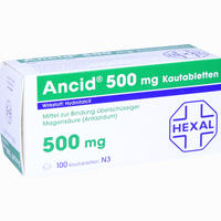 Ancid 500mg Kautabletten 100 Stück 