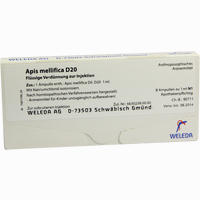Apis Mellifica D20 Ampullen 8 Stück