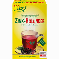 Apoday Holunder Vitamin C + Zink Ohne Zuckerzusatz Pulver 10 x 10 g