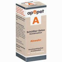 Apopet Schüßler- Salze Kombination A Abwehr Ad Us. Vet. Globuli 12 g 
