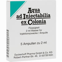 Aqua Ad Iniectabilia Ex Colonia Ampullen 5 x 2 ml 