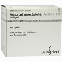 Aqua Ad Iniectabilia Plastik Ampullen 20 x 10 ml - ab 5,28 €