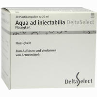 Aqua Ad Iniectabilia Plastik Ampullen 20 x 10 ml - ab 4,28 €