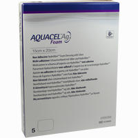 Aquacel Ag Foam Nicht- Adhäsiv 15x20cm Verband 5 Stück
