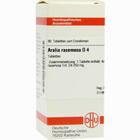 Aralia Racem D4 Tabletten 80 Stück