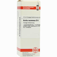 Aralia Racem D6 Dilution 20 ml