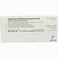 Argentum Met Praep D8 Ampullen 8 Stück
