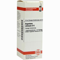 Argentum Nitricium D6 Dilution Dhu-arzneimittel 20 ml - ab 6,52 €