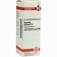 Argentum Nitricium D6 Dilution DHU-Arzneimittel GmbH & Co. KG 20 ml