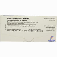 Arnica Planta Tota Rh D20 Ampullen 8 x 1 ml