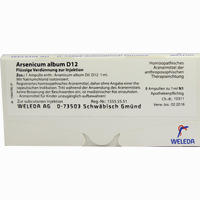 Arsenicum Album D12 Ampullen 8 Stück 