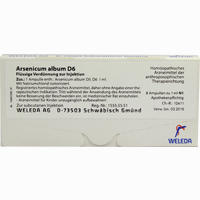 Arsenicum Album D6 Ampullen 8 Stück 