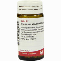 Arsenicum Album D6 Globuli 20 g