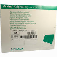 Askina Calgitrol Ag 10x10cm 10 Stück