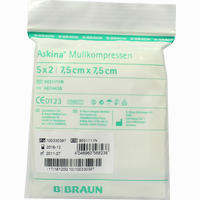 Askina Mullkompressen 7.5x7.5cm Steril  5 x 2 Stück - ab 2,47 €