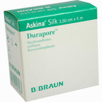 Askina Silk Durapore Seidenpflaster 5mx2,5cm 1 Stück - ab 5,85 €