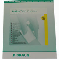Askina Sorb Ster. Alginat- Cmc- Wundauflage 10x10cm 3 Stück - ab 20,17 €