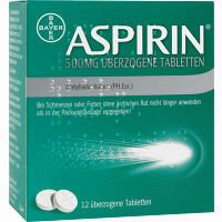 Aspirin 500 Mg überzogene Tabletten 12 Stück