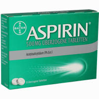 Aspirin 500mg überzogene Tabletten  20 Stück - ab 2,19 €