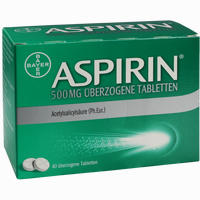 Aspirin 500mg überzogene Tabletten  20 Stück - ab 2,19 €