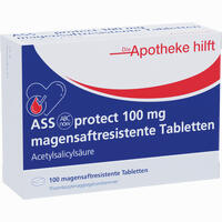 Ass Abcnow Protect 100 Mg Magensaftresist. Tab. Dah 100 Stück