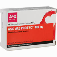 Ass Abz Protect 100 Mg Magensaftresistente Tabletten  50 Stück - ab 1,54 €