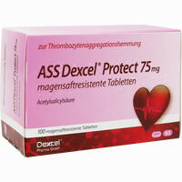 Ass Dexcel Protect 75mg Tabletten 100 Stück - ab 0,74 €