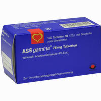 Ass- Gamma 75mg Tabletten  100 Stück 