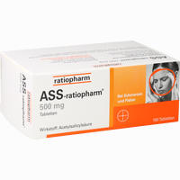 Ass- Ratiopharm 500mg Tabletten 100 Stück - ab 2,15 €